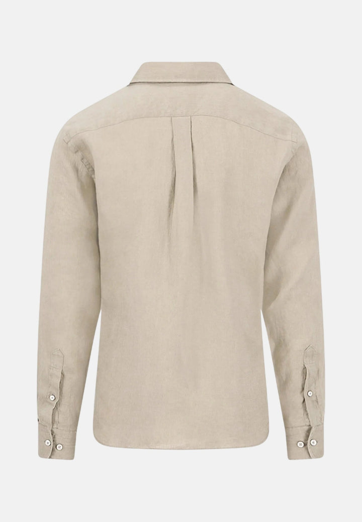 Fynch - Hatton Kent Collar Pure Linen Shirt Sand 16136003-837-M