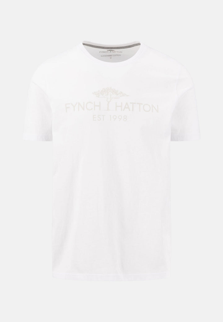 Fynch - Hatton Logo T-Shirt White 16041511-802-M
