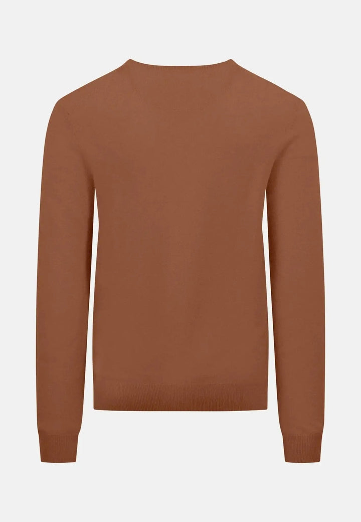 Fynch - Hatton Merino Cashmere Crewneck Knit Hazel 1414800-804-S