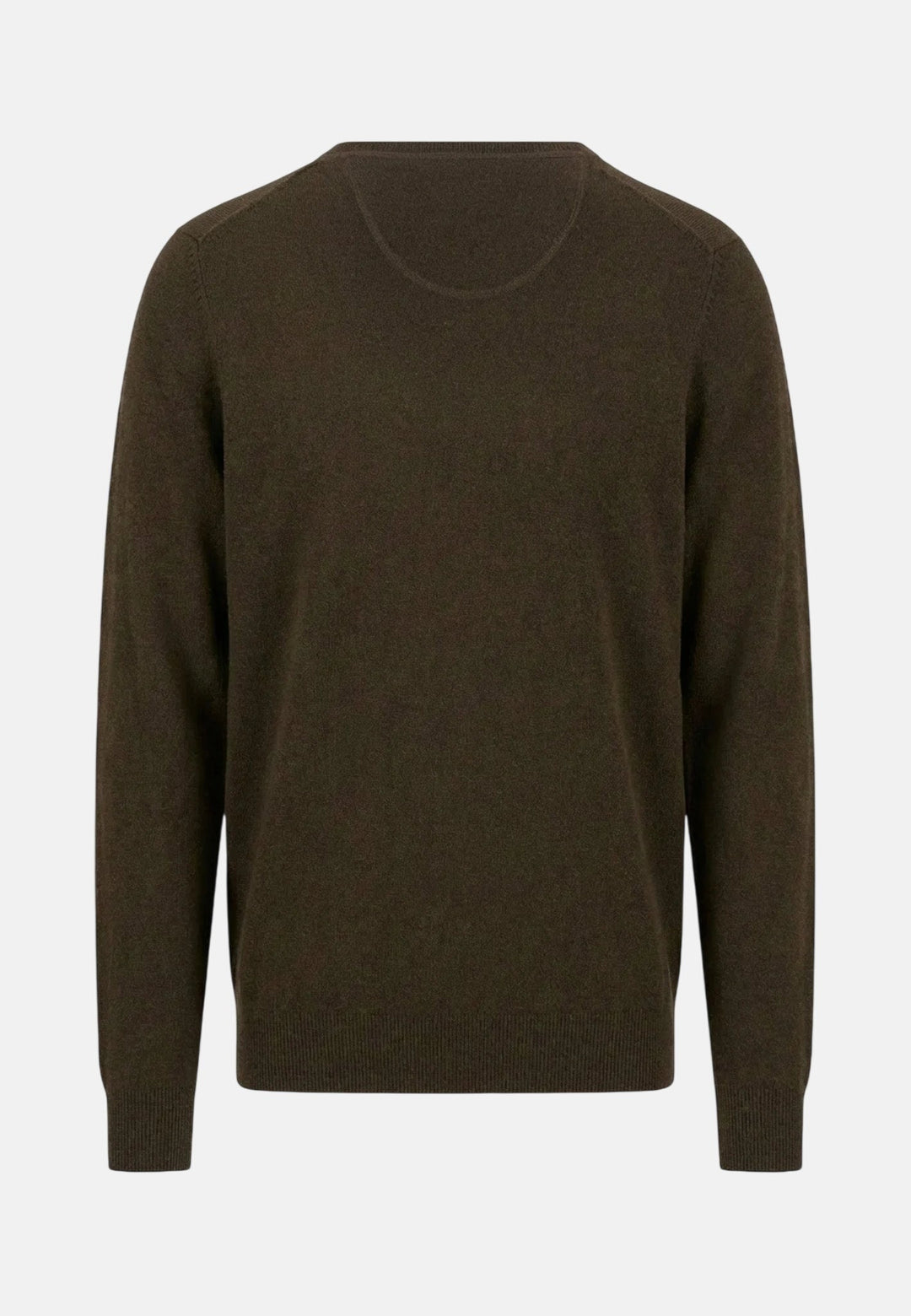 Fynch-Hatton Merino Cashmere V-Neck Knit Soil 1000801-866-M