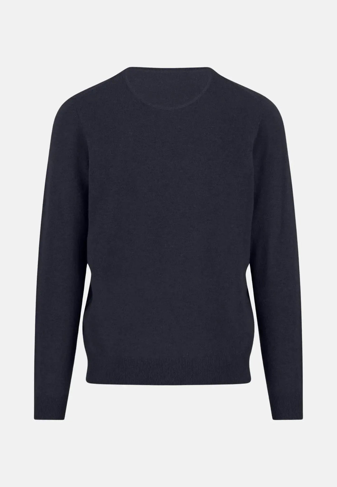 Fynch - Hatton Merino Wool Cashmere V - Neck Knit Navy 1514801-690-S