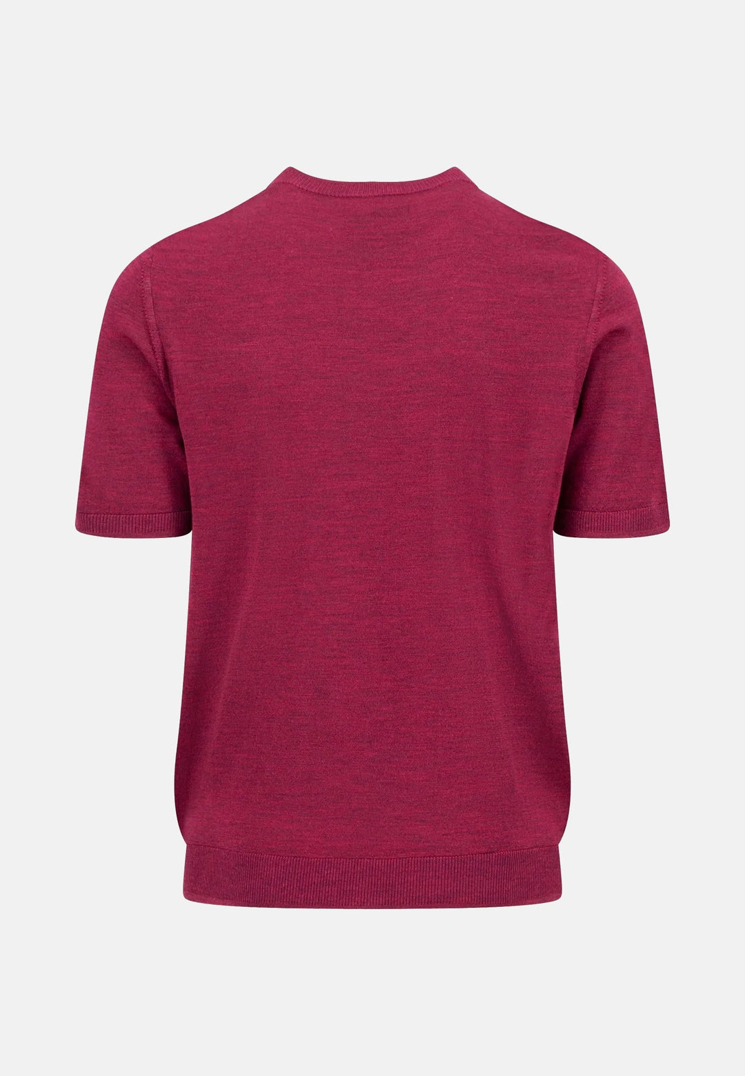 Fynch-Hatton Merino Wool Fine Gauge Knit T-Shirt Grape 1607720-416-M