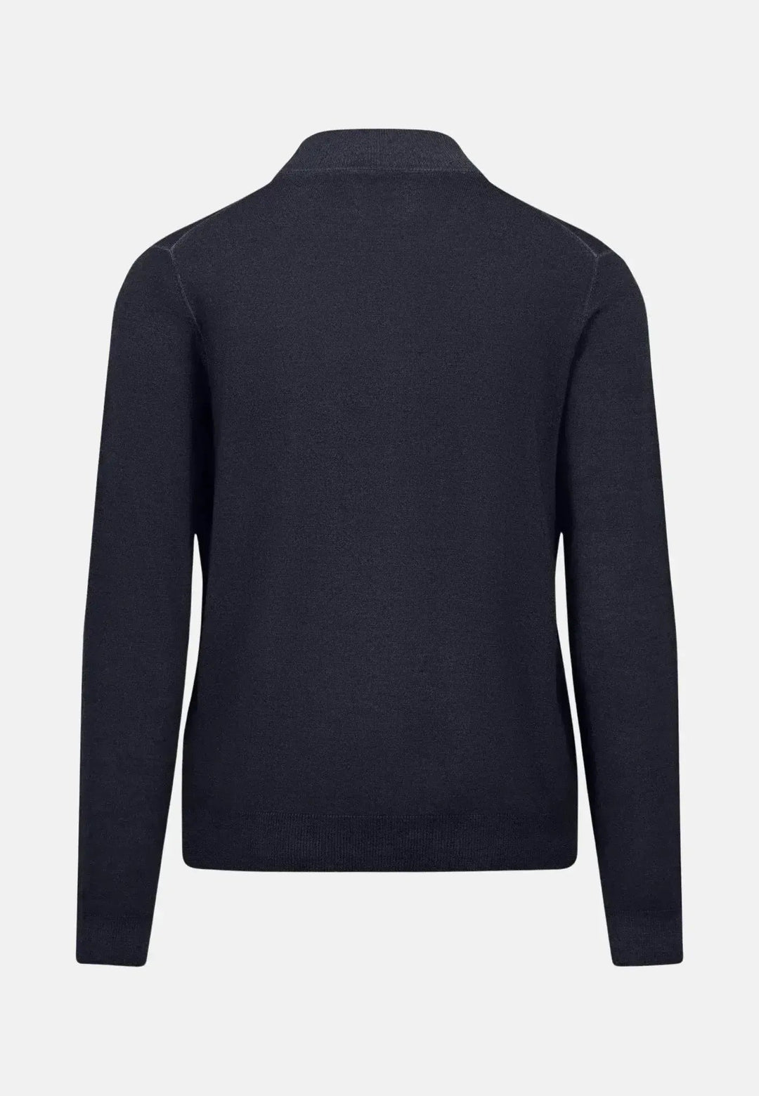 Fynch - Hatton - Merino Wool Zip Cardigan Navy - 1409717-690-M