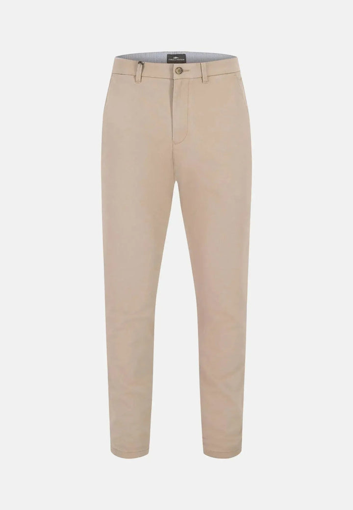 Fynch - Hatton - MODERN FIT STRETCH CHINO BEIGE - 14142801-833-32 34 - uk