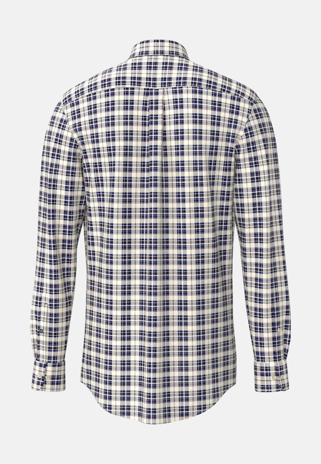 Fynch-Hatton Multicolor Oxford Check Button Down Shirt Soil 16088630-866-M