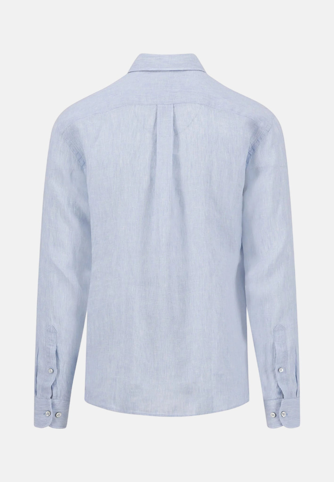 Fynch - Hatton Needle Stripe Linen Button Down Shirt New Breeze 16046010-653-M