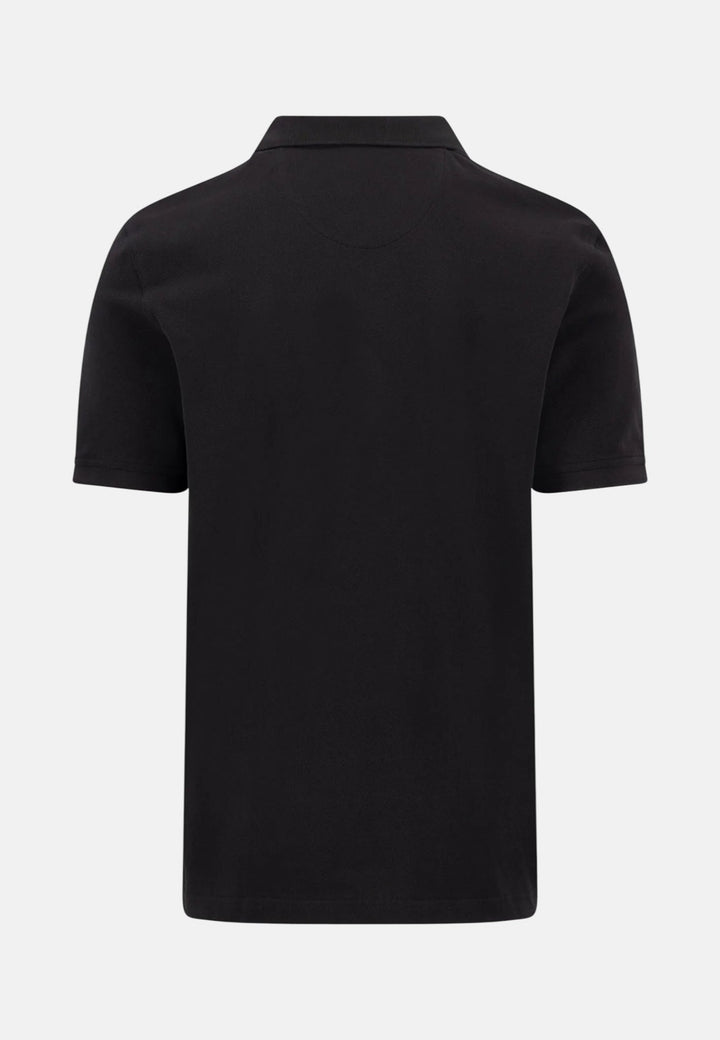 Fynch - Hatton Premium Cotton 2 - Ply Polo Shirt Black - 16131800-999-M - fynch - hatton.co.uk