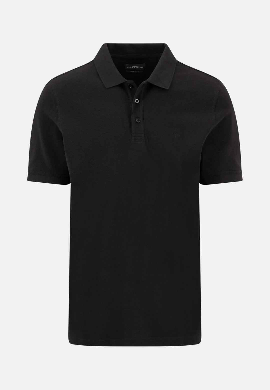 Fynch - Hatton Premium Cotton 2 - Ply Polo Shirt Black - 16131800-999-M - fynch - hatton.co.uk