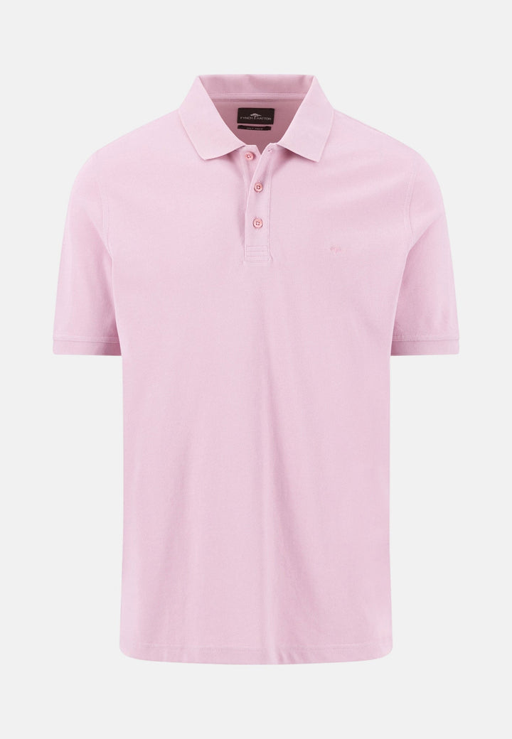 Fynch - Hatton Premium Cotton 2 - Ply Polo Shirt Magnolia - 16131800-464-M - fynch - hatton.co.uk