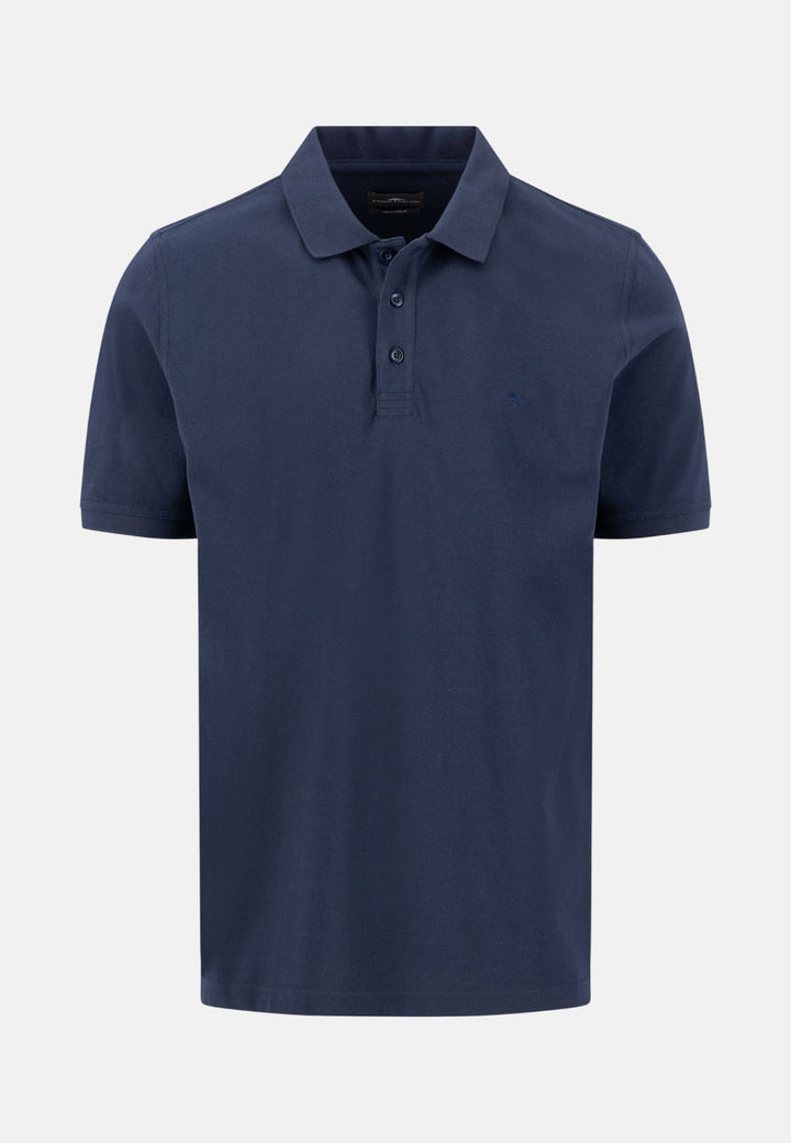 Fynch - Hatton Premium Cotton 2 - Ply Polo Shirt Navy - 16131800-685-M - fynch - hatton.co.uk