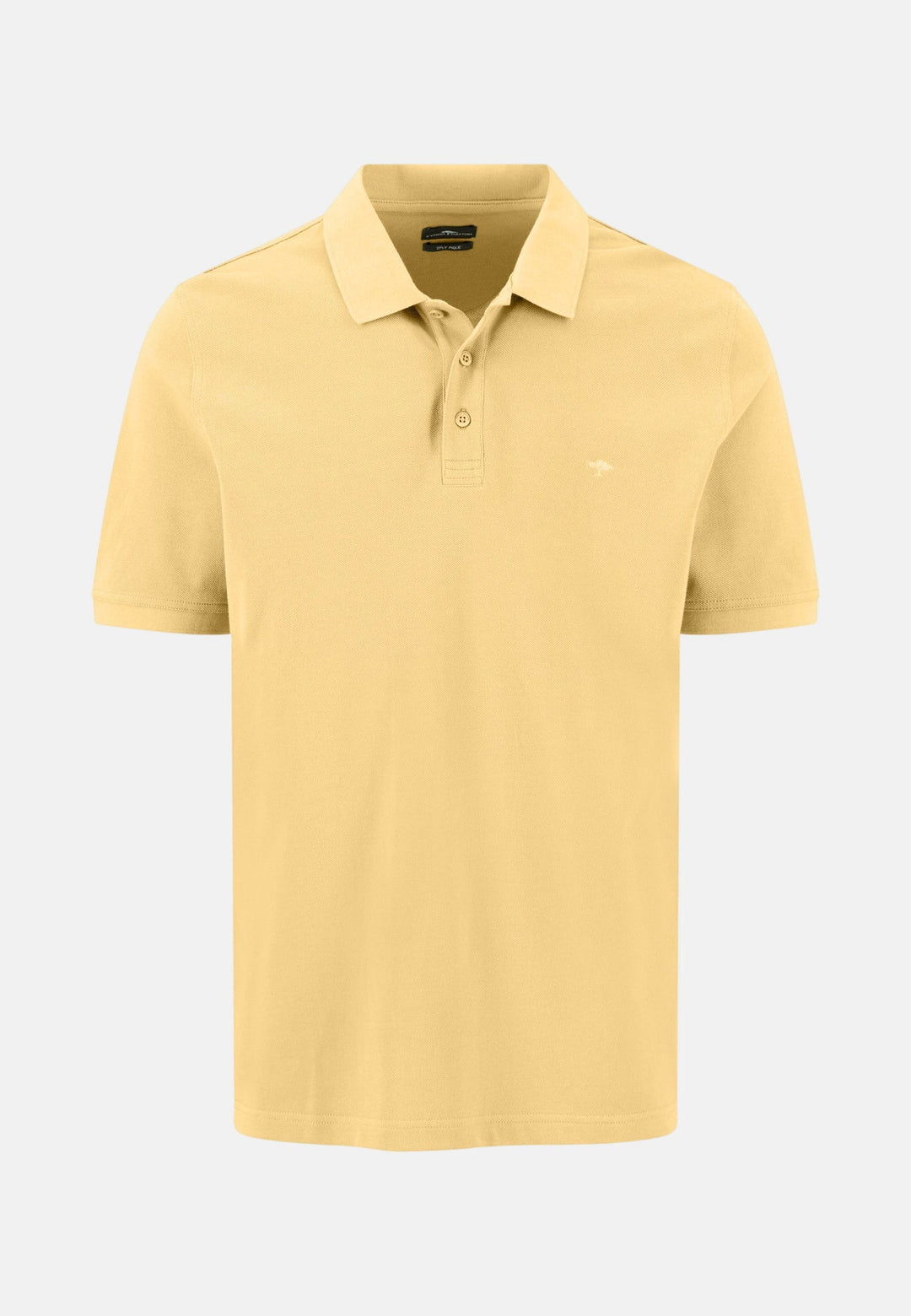 Fynch - Hatton Premium Cotton 2 - Ply Polo Shirt Pale Yellow - 16131800-113-M - fynch - hatton.co.uk
