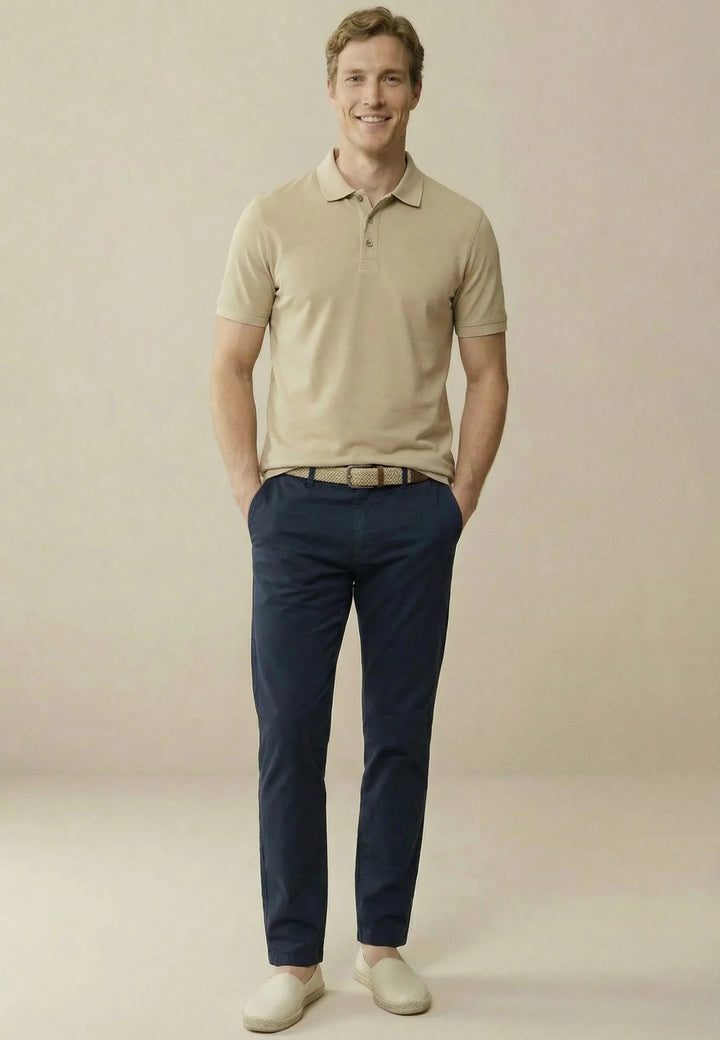 Fynch - Hatton Premium Cotton 2 - Ply Polo Shirt Pistachio - 16131800-745-M - fynch - hatton.co.uk