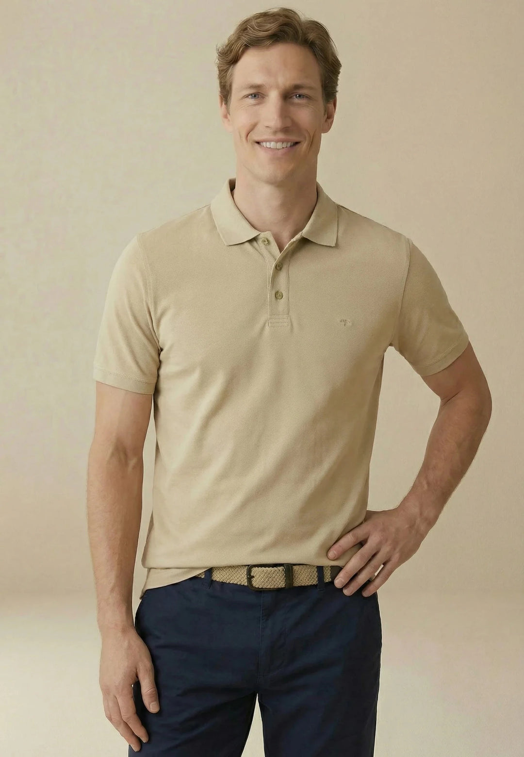 Fynch - Hatton Premium Cotton 2 - Ply Polo Shirt Pistachio - 16131800-745-M - fynch - hatton.co.uk