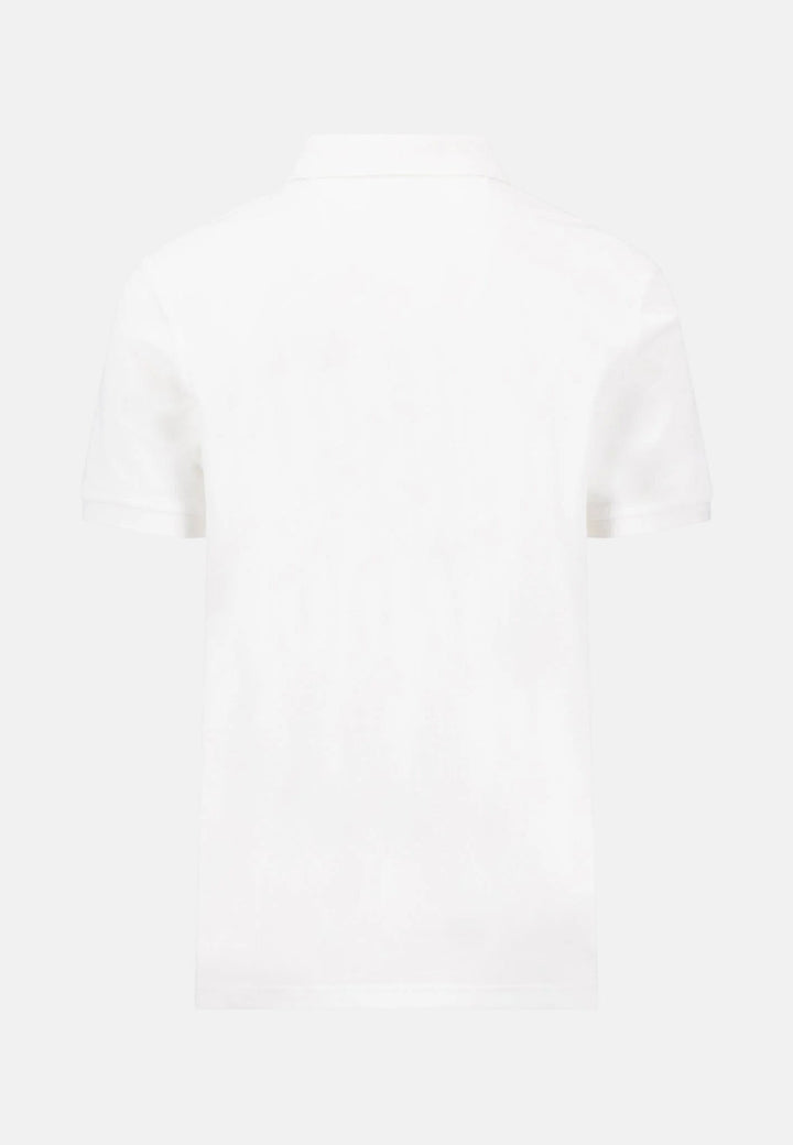 Fynch - Hatton Premium Cotton 2 - Ply Polo Shirt White - 16131800-802-M - fynch - hatton.co.uk