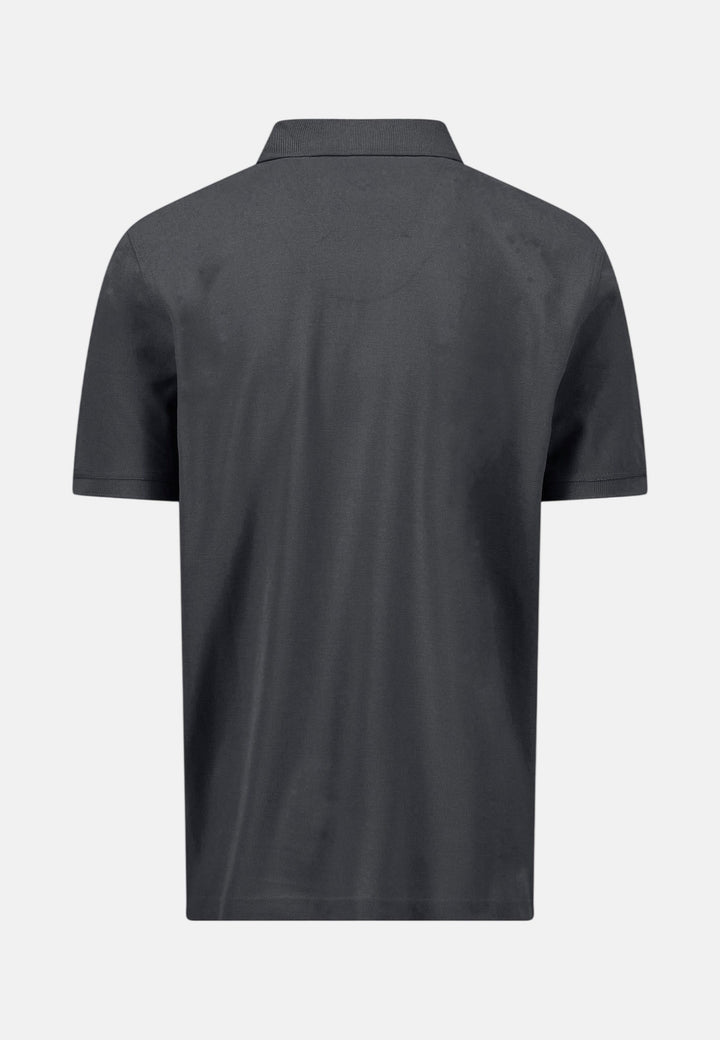 Fynch - Hatton Premium Cotton Fine Textured Polo Shirt Granite 16131700-914-M