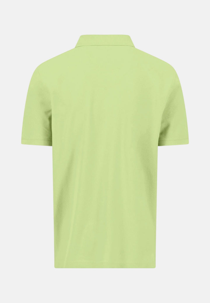 Fynch - Hatton Premium Cotton Fine Textured Polo Shirt Pear - 16131700-739-M - fynch - hatton.co.uk