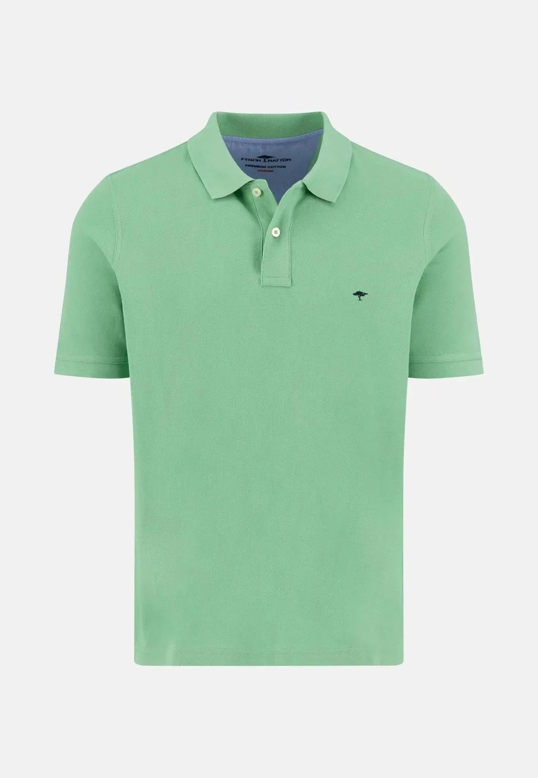 Fynch - Hatton Premium Cotton Polo Shirt Turf Green - 15131700-722-S - fynch - hatton.co.uk