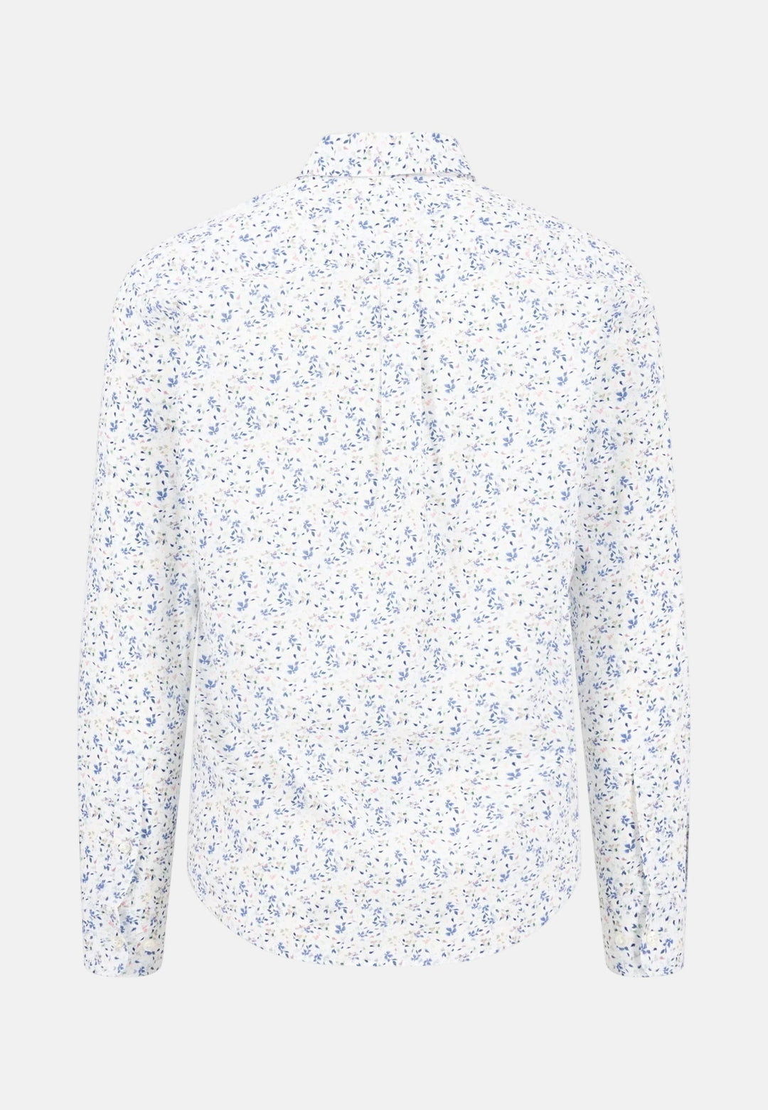 Fynch - Hatton Premium Flower Print Button Down Shirt Magnolia - 16035890-464-M - fynch - hatton.co.uk