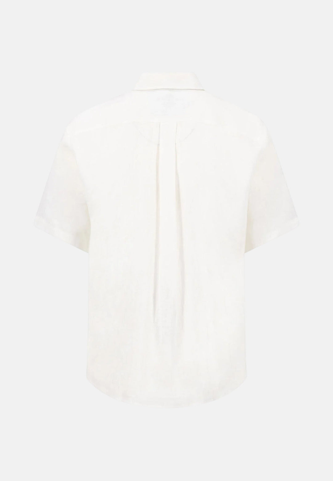 Fynch - Hatton Premium Linen Button Down Short Sleeved Shirt White 16046001-802-M