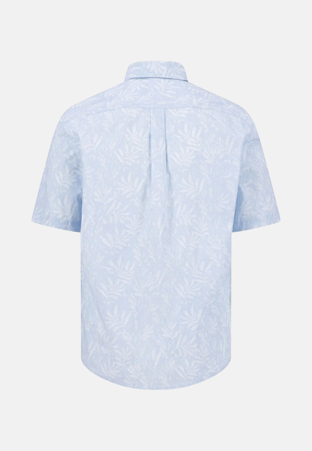 Fynch - Hatton Premium Summer Print Button Down Short Sleeved Shirt New Breeze 16035091-653-M