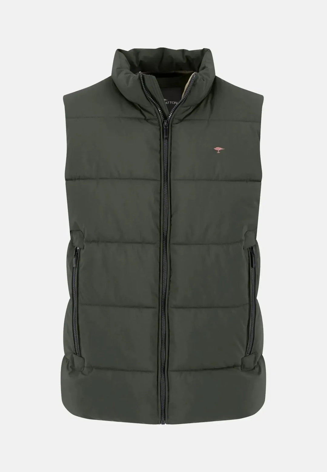 Fynch - Hatton Puffer Gilet Vest Dusty Forest - 15092626-716-S - fynch - hatton.co.uk
