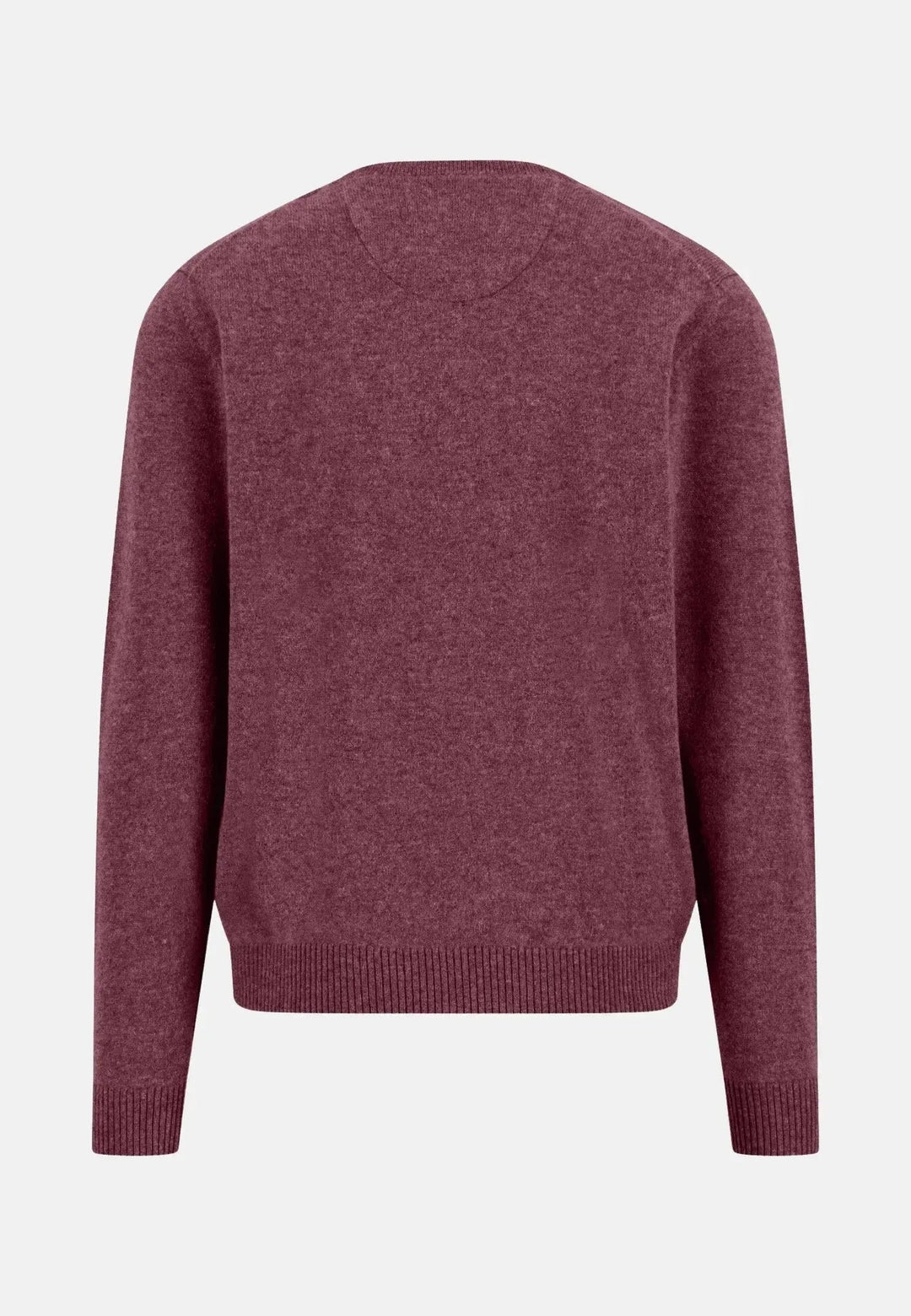 Fynch - Hatton Pure Cashmere Crewneck Knit Deep Merlot - 1510350-368-M - fynch - hatton.co.uk