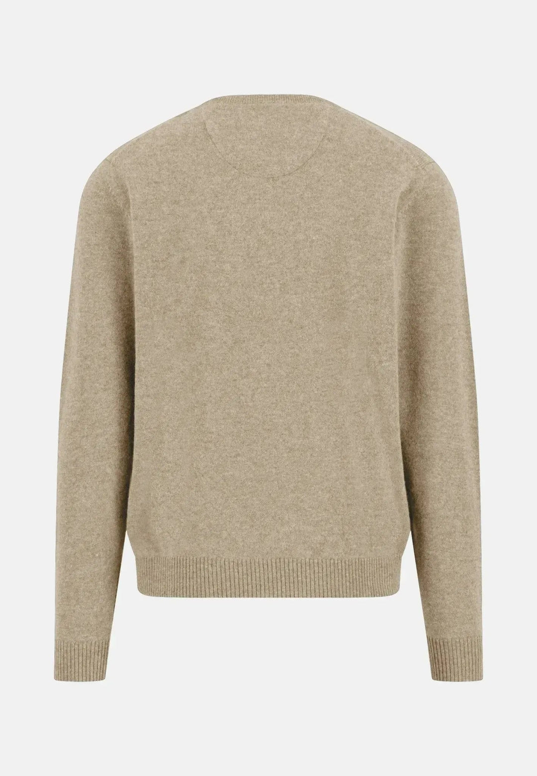 Fynch - Hatton Pure Cashmere Crewneck Knit Light Taupe - 1510350-863-M - fynch - hatton.co.uk