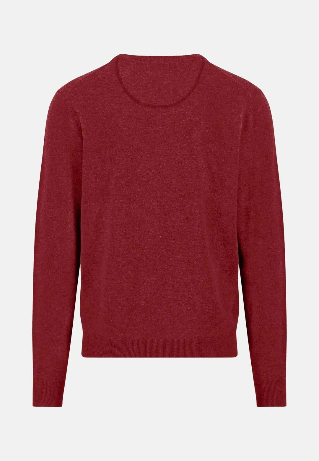 Fynch - Hatton Pure Lambswool Crewneck Knit Garnet Red 1510300-367-S