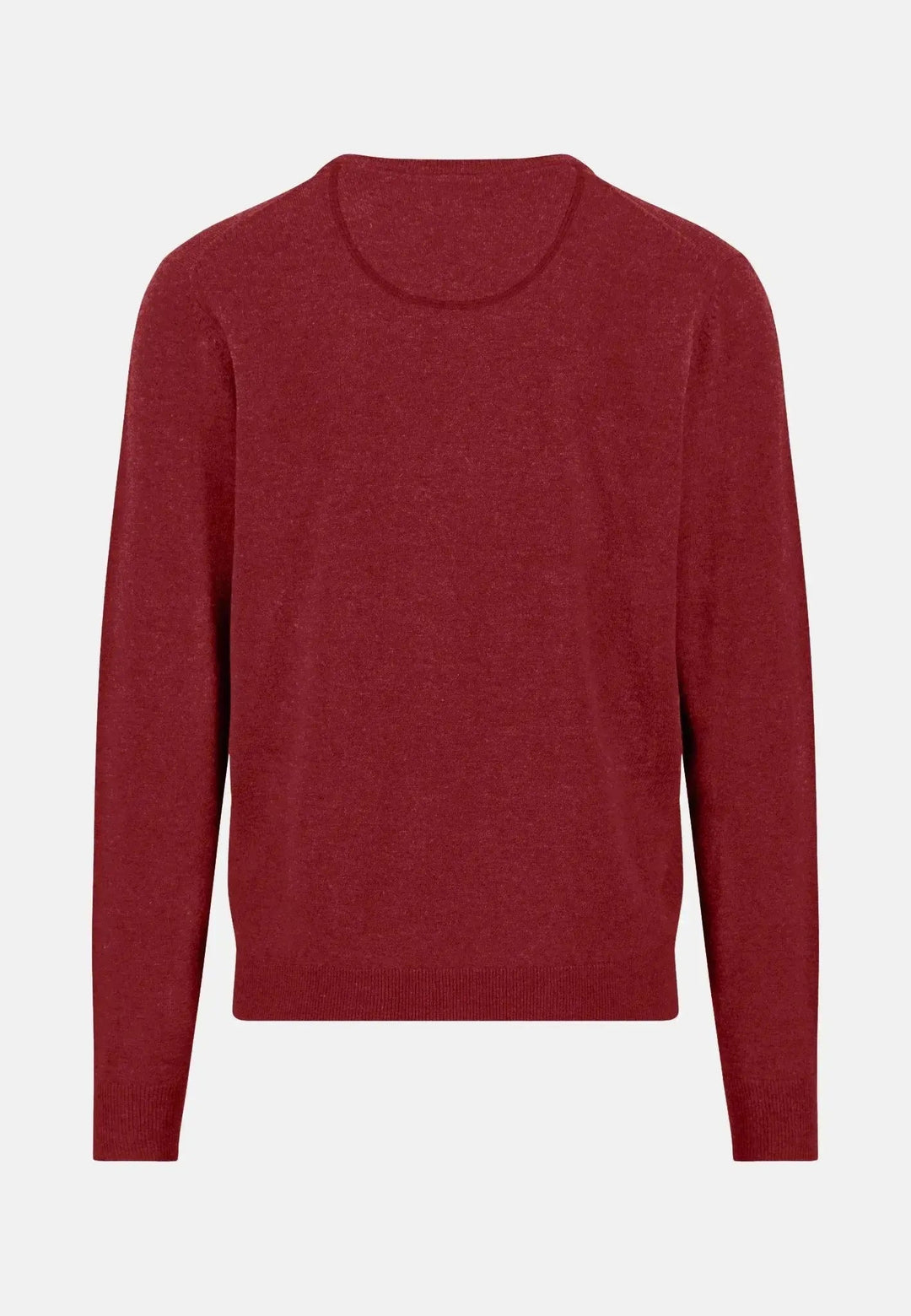 Fynch - Hatton Pure Lambswool V - Neck Knit Garnet Red 1510302-367-S