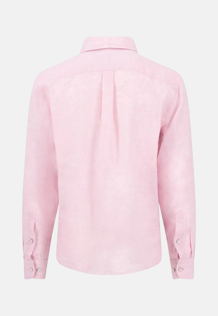 Fynch - Hatton Pure Linen Button Down Shirt Magnolia - 16136000-464-M - fynch - hatton.co.uk
