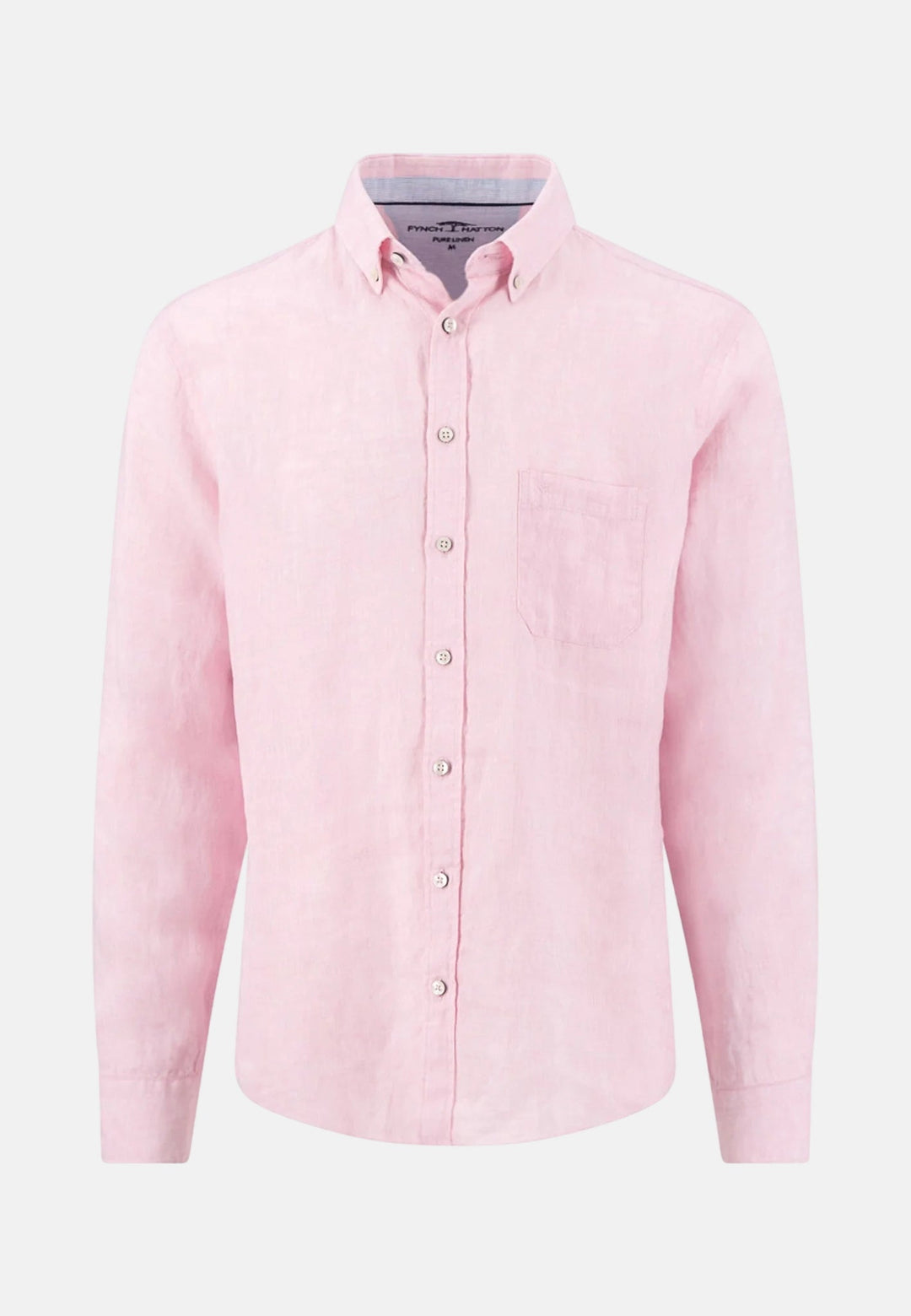 Fynch - Hatton Pure Linen Button Down Shirt Magnolia - 16136000-464-M - fynch - hatton.co.uk