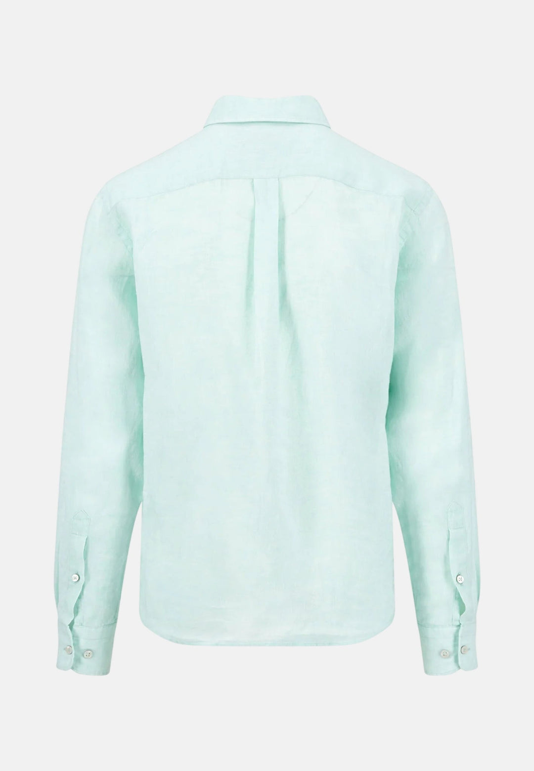 Fynch - Hatton Pure Linen Button Down Shirt Mint - 16136000-744-M - fynch - hatton.co.uk