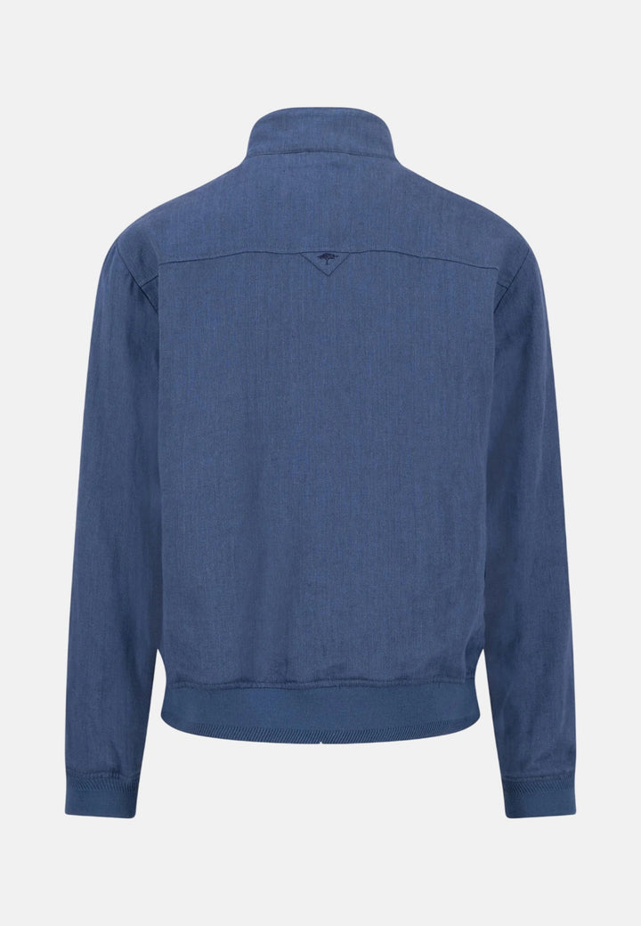 Fynch - Hatton Pure Linen Harrington Jacket Horizon Blue 16032602-655-M