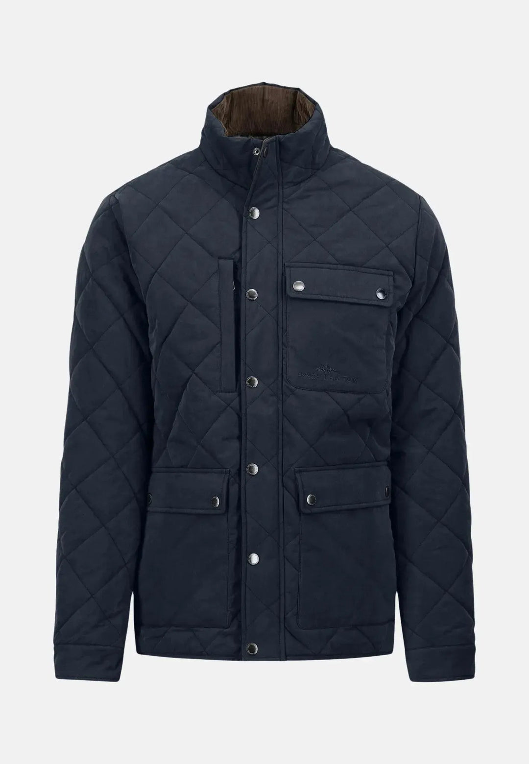 Fynch - Hatton - Quilted 4 Pocket Field Jacket Dark Navy - 14092644-688-M