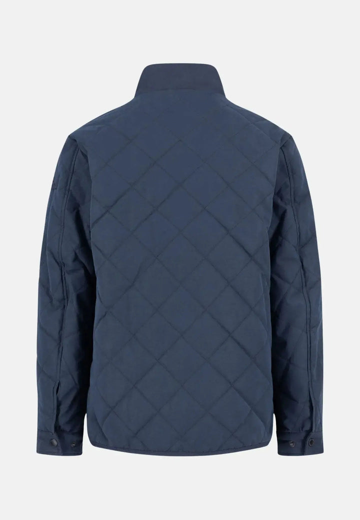 Fynch - Hatton Quilted Field Jacket Dark Navy - 15092644-688-S - fynch - hatton.co.uk