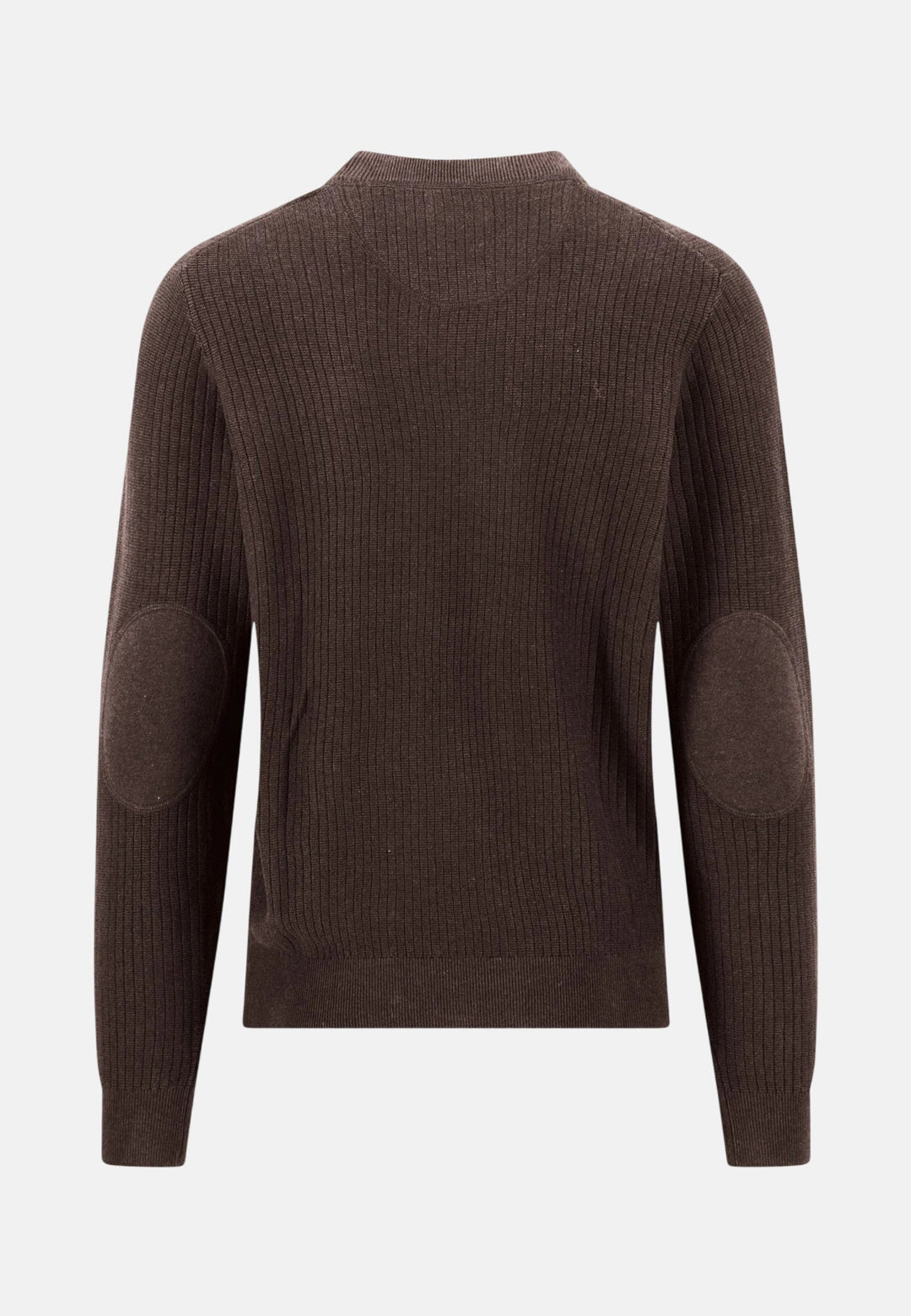 Fynch-Hatton Ribbed Cotton Crewneck Knit Soil 1608233-866-M