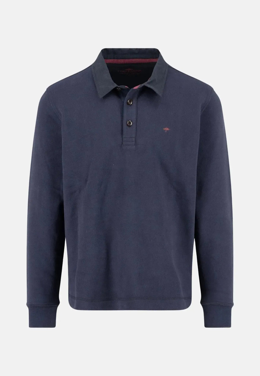 Rugby Collar Sweat Navy – FYNCH-HATTON, image 1 of 3