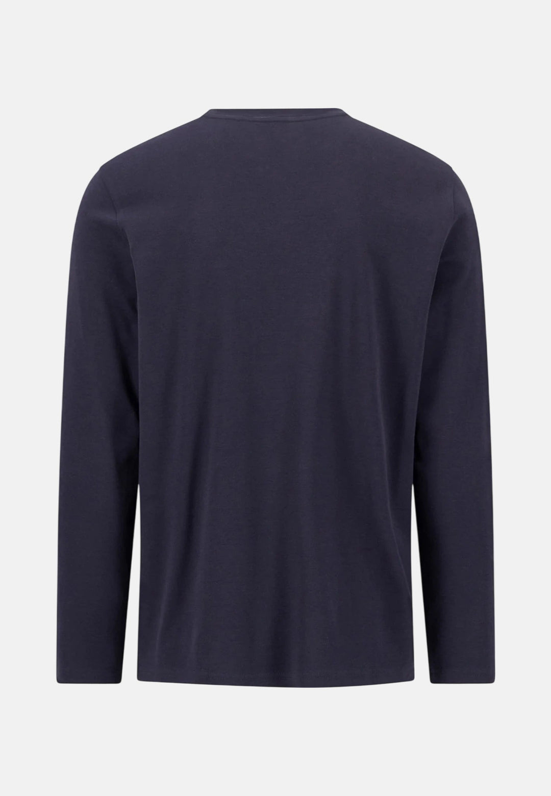 Fynch-Hatton Sanforized Cotton Long Sleeve T-Shirt Navy 16141910-685-M