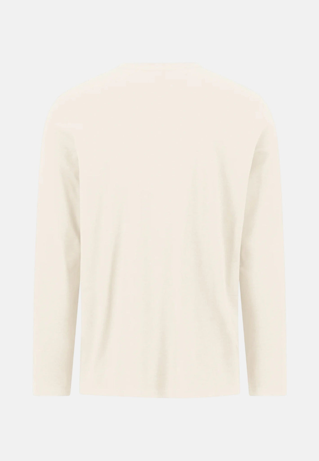 Fynch-Hatton Sanforized Cotton Long Sleeve T-Shirt Snow White 16141910-829-M