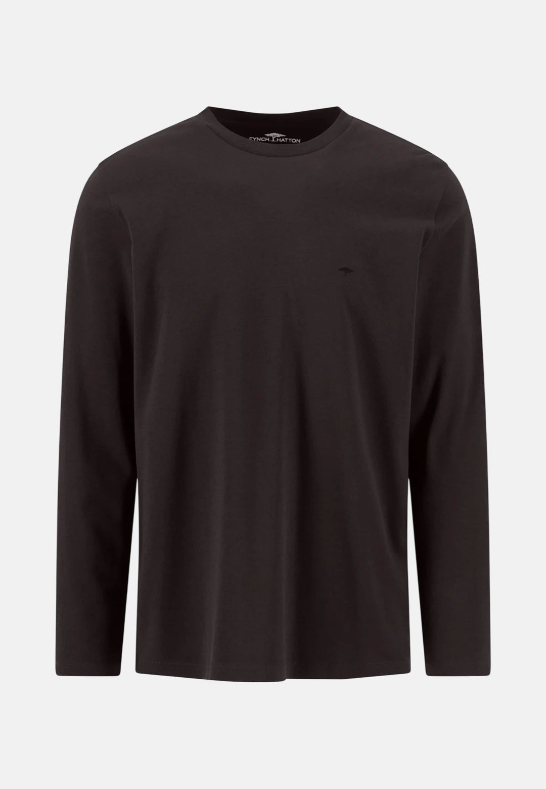 Fynch-Hatton Sanforized Cotton Long Sleeve T-Shirt Soil 16141910-866-M