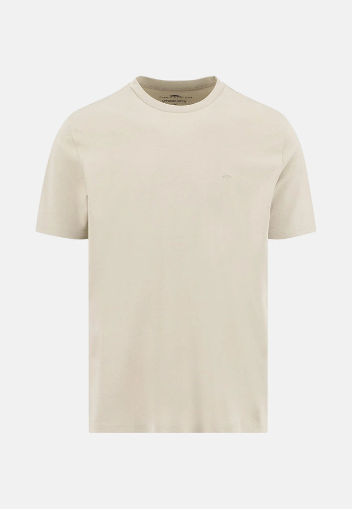 Fynch-Hatton Sanforized Cotton T-Shirt Clay 16141900-848-M