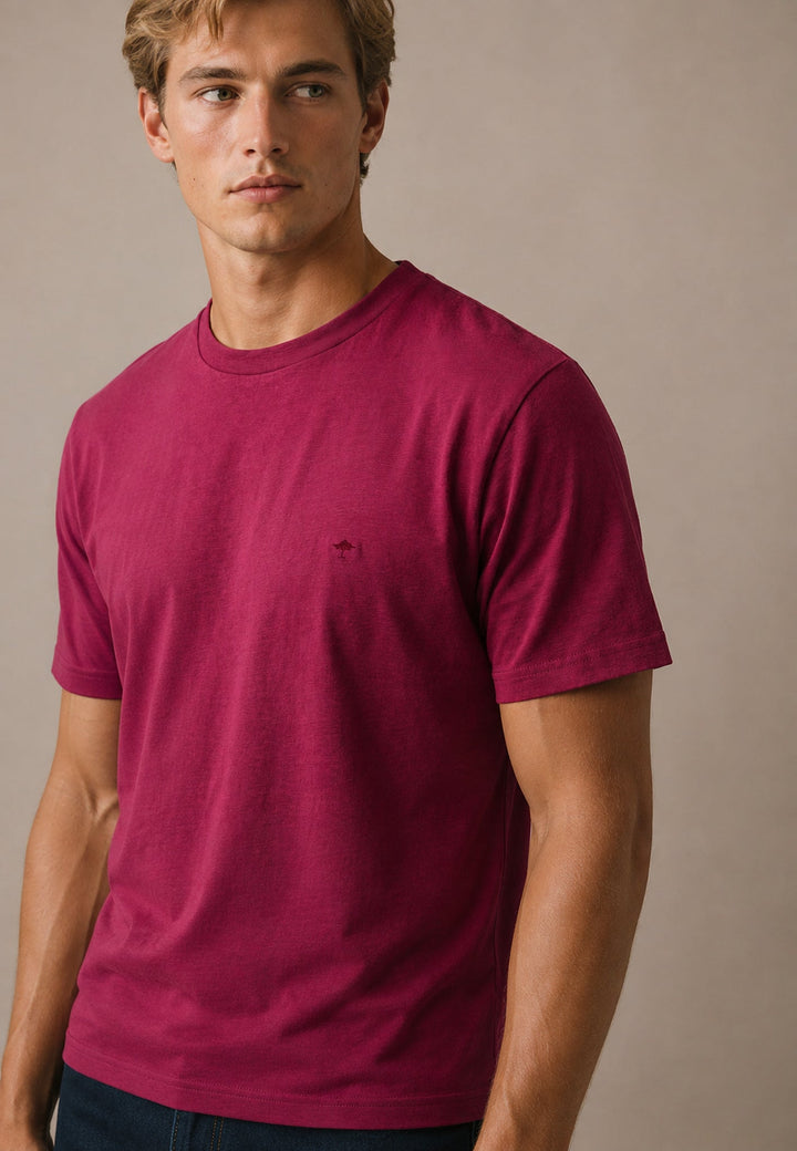 Fynch-Hatton Sanforized Cotton T-Shirt Grape 16141900-416-M