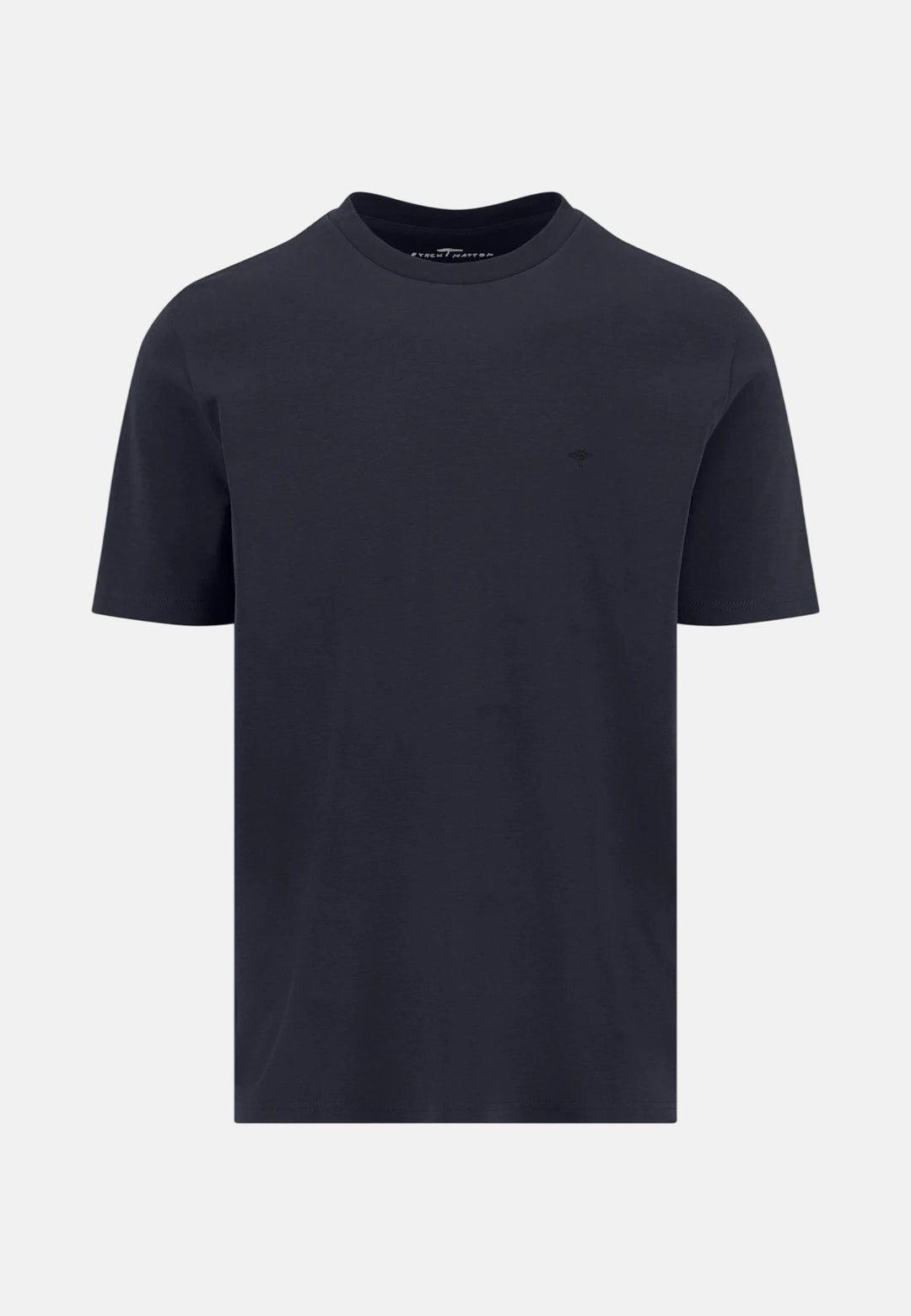 Fynch-Hatton Sanforized Cotton T-Shirt Navy 16141900-685-S