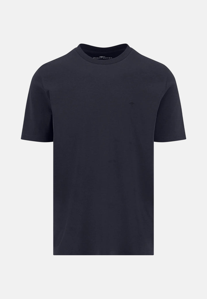 Fynch-Hatton Sanforized Cotton T-Shirt Navy 16141900-685-S