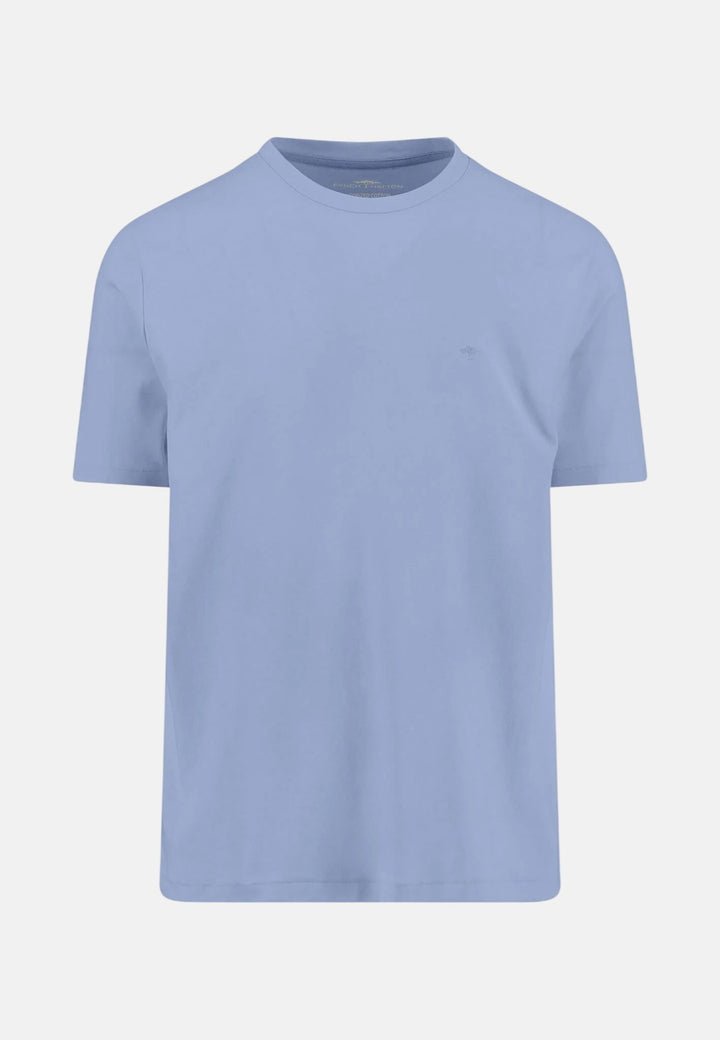 Fynch - Hatton Sanforized Cotton T-Shirt New Breeze - 16131900-653-M - fynch - hatton.co.uk