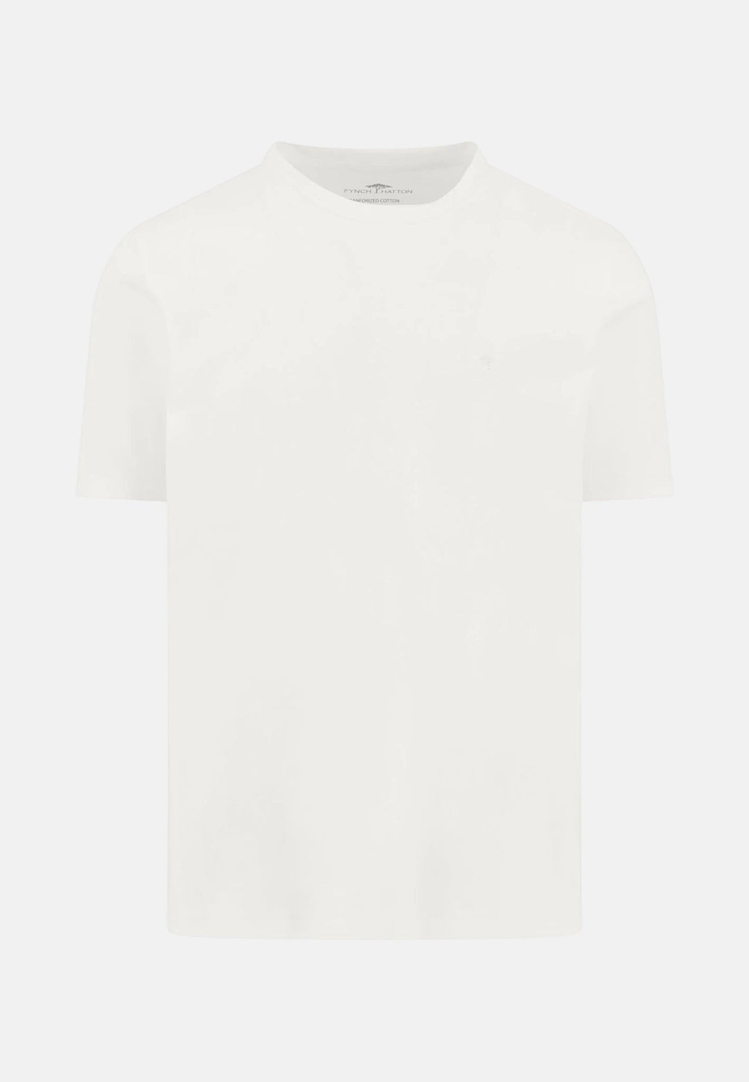 Fynch-Hatton Sanforized Cotton T-Shirt New Off-White 16131900-824-M