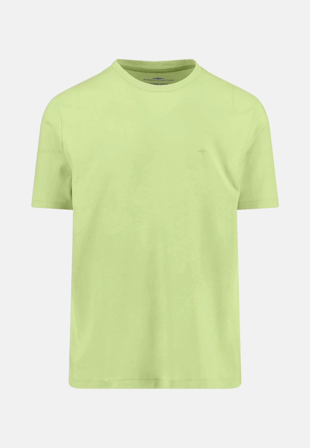 Fynch - Hatton Sanforized Cotton T-Shirt Pear - 16131900-740-M - fynch - hatton.co.uk