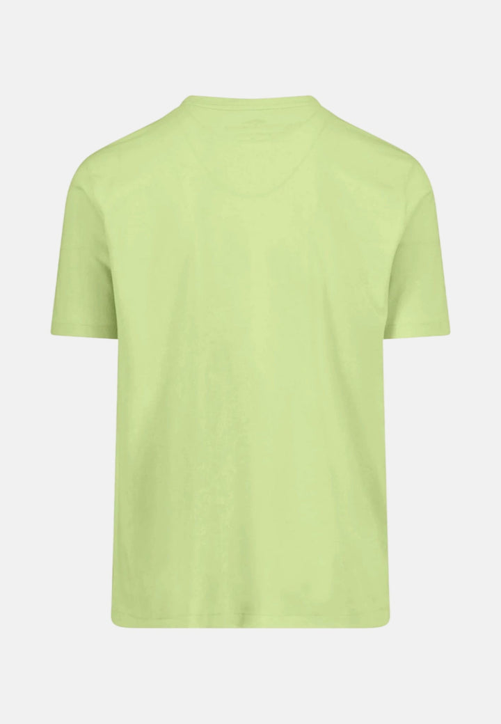 Fynch - Hatton Sanforized Cotton T-Shirt Pear - 16131900-740-M - fynch - hatton.co.uk