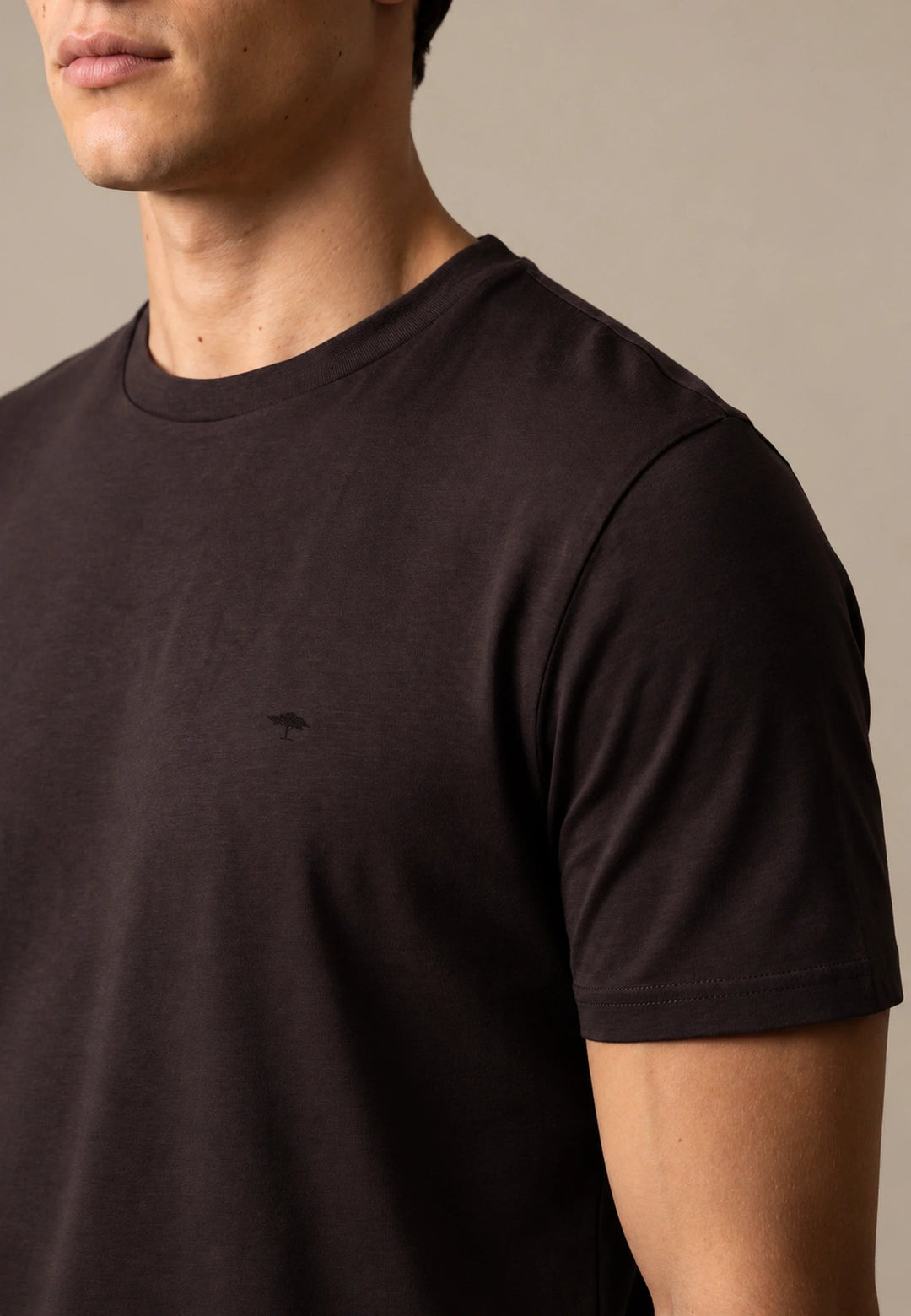Fynch-Hatton Sanforized Cotton T-Shirt Soil 16141900-866-M