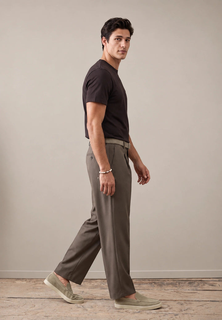 Fynch-Hatton Sanforized Cotton T-Shirt Soil 16141900-866-M